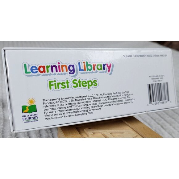 Learning Library First Steps Educational Set Letters Numbers Shapes Homeschool - Picture 9 of 9